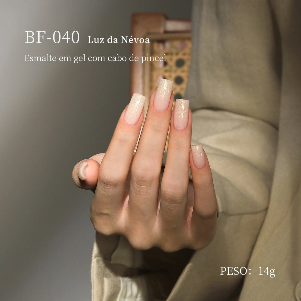 MRNAIL BF-040 Luz da Névoa Esmalte em gel com cabo de pincel PESO: 14g