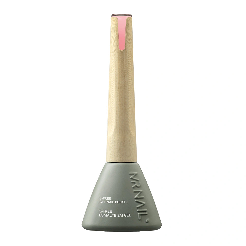 MR NAIL BF-011 rosé esmalte em gel, mostrando o efeito da cor.