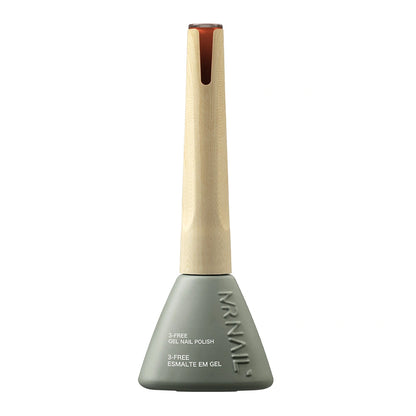 MR NAIL BF-015 Chocolate esmalte em gel, mostrando o efeito da cor.