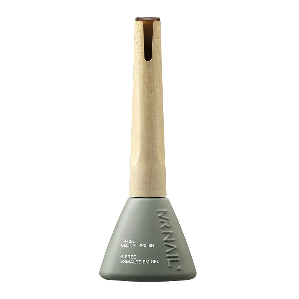 MR NAIL BF-021 Marrom chá esmalte em gel, mostrando o efeito da cor.